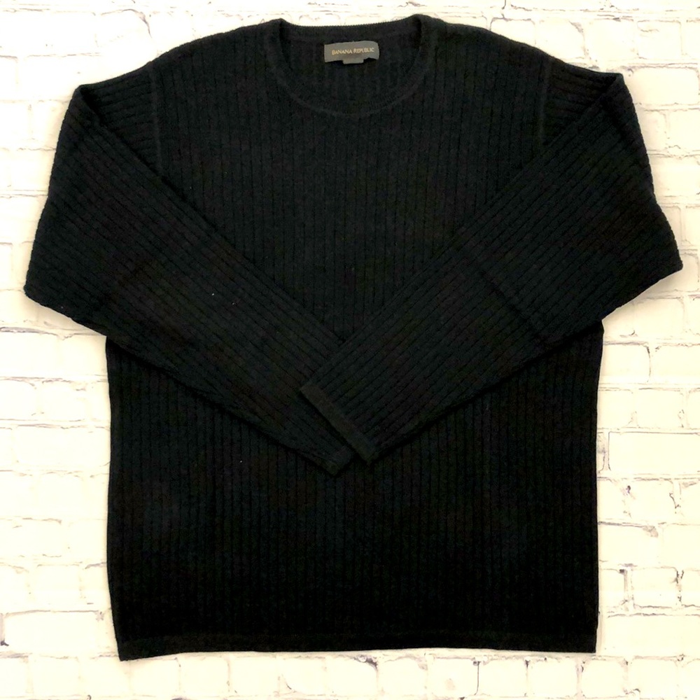 Banana Republic, Crew Neck Long Sleeves T-Shirt, Men's X-Large